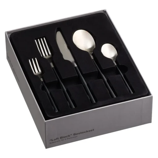 Besteckset Loft Black
