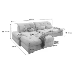 Ecksofa Dalida