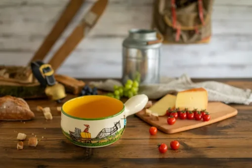Fondue Caquelon Alpaufzug
