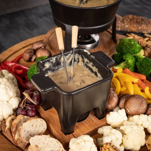 Fondue-Set Rinde