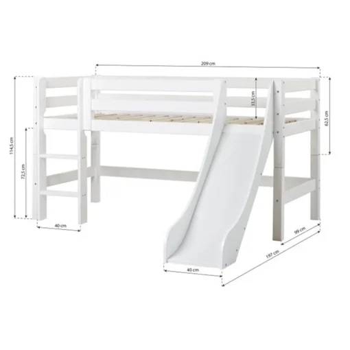 Halbhochbett Einlegerahmen HS-Luxury
