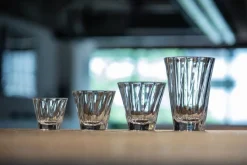 Latte Macchiato Glas Twisted