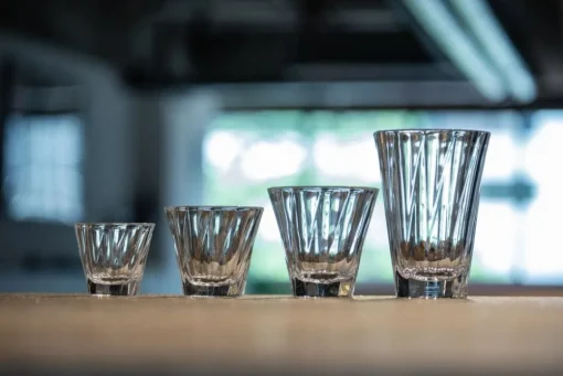 Latte Macchiato Glas Twisted