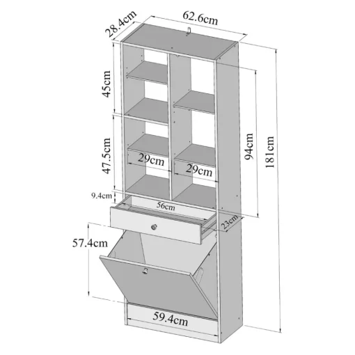 Mehrzweckschrank Combi