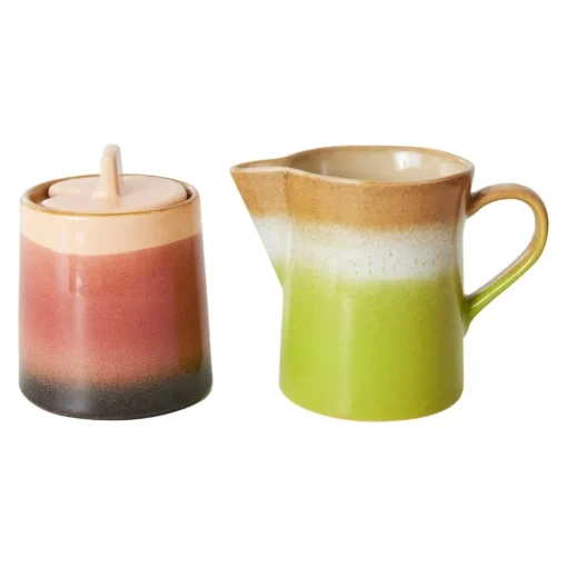 Milchkännchen und Zuckerdose 70'S