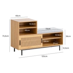 Schuhbank Holz