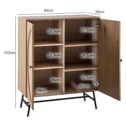 Sideboard Eiche Dekor